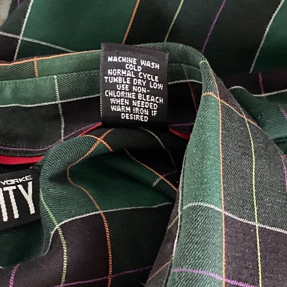 Roundtree and Yorke Varsity Long Sleeve Button Down Shirt Large - Picture 9 of 11